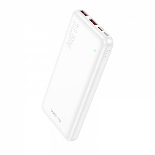 Внешний аккумулятор Borofone BJ38 10000mAh, белый внешний аккумулятор borofone bj37 10000mah черный