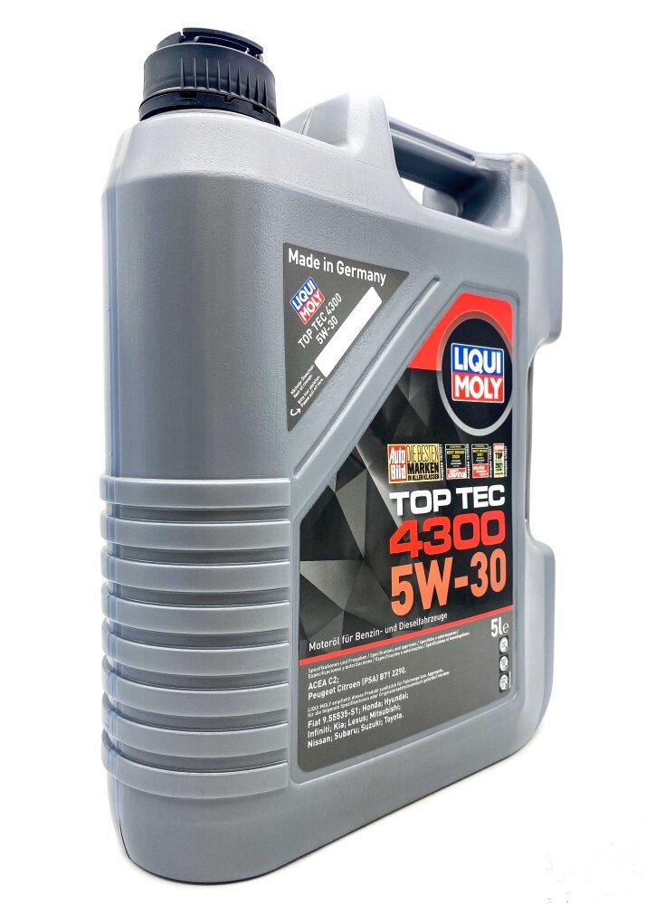 Полусинтетическое моторное масло LIQUI MOLY Top Tec 4300 5W-30, 5 л, 1 шт.