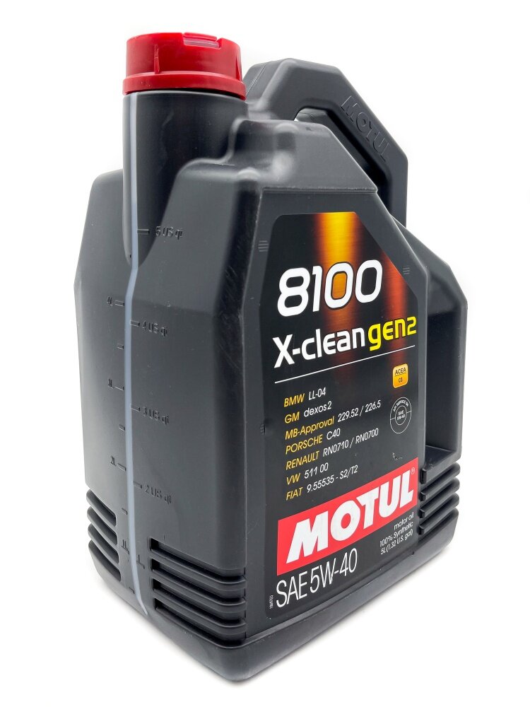 Моторное масло Motul 8100 X-Clean GEN2 5W-40 синтетическое 5 л