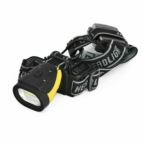 Фонарь LED c аккумулятором и креплением на голову Поиск P-876