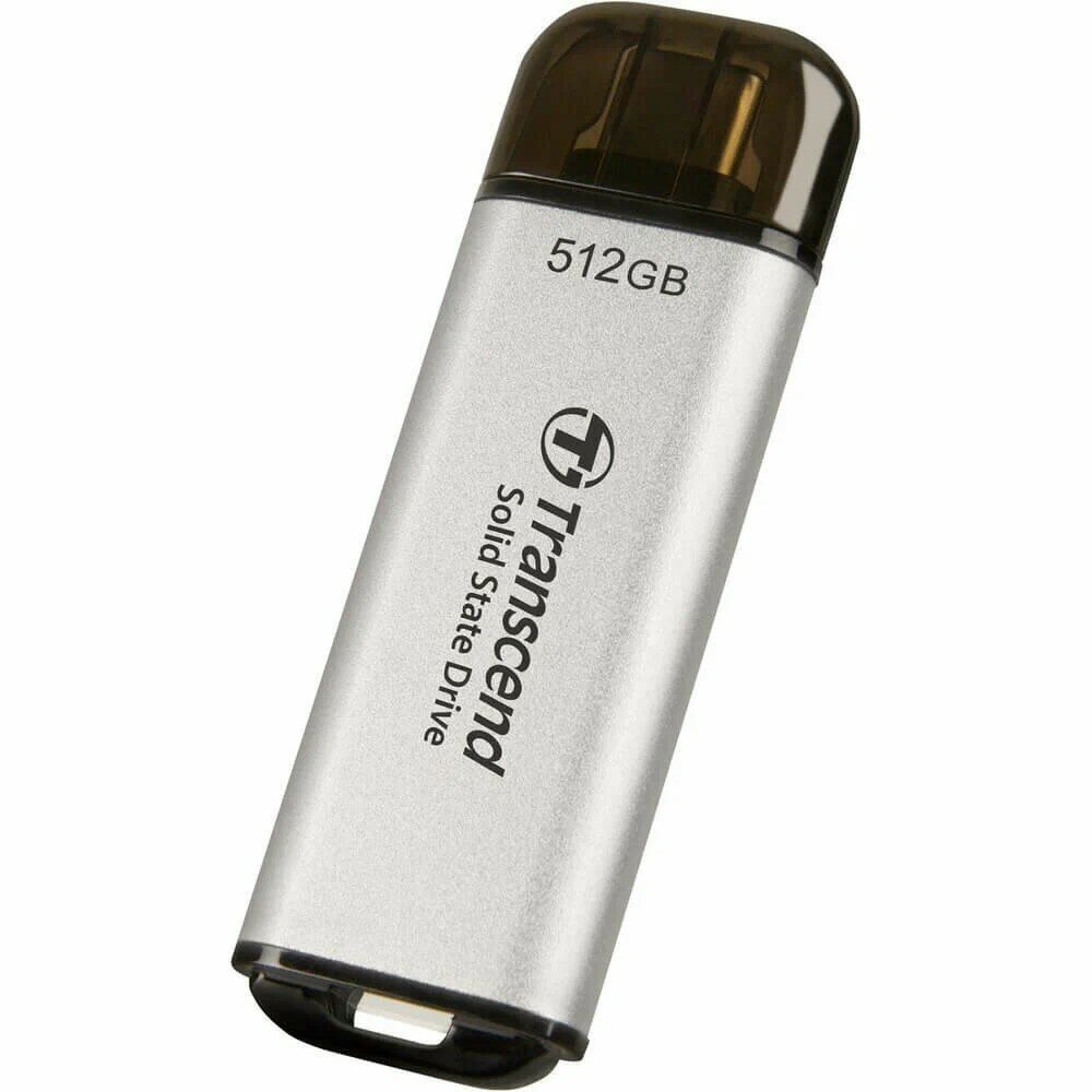 Внешний жесткий диск 512GB Transcend ESD300 TS512GESD300S серебристый USB-C - фото №5