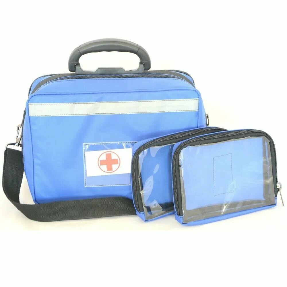 Медицинский чемодан первой помощи синий