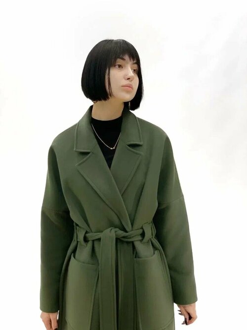 Пальто  Modetta Style, размер 46, зеленый