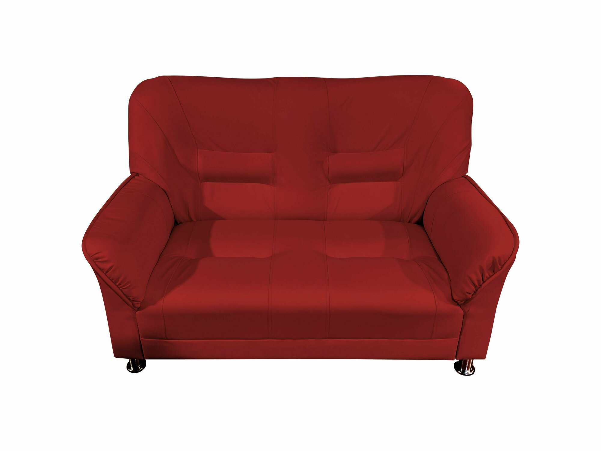 фото Диван двухместный Честер красный