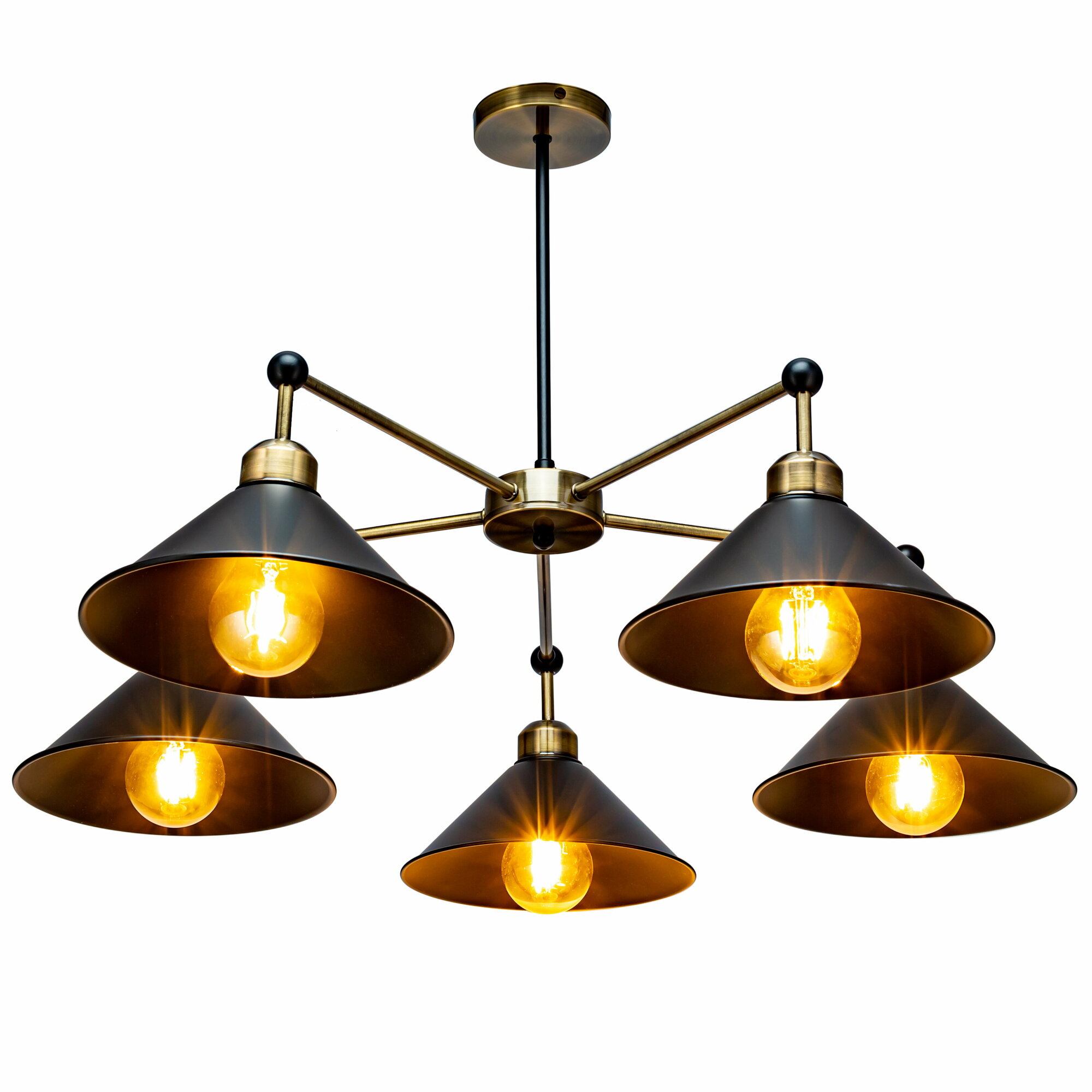 фото Люстра потолочная Lamplandia L1100-5 HARSH, Е27*макс 40Вт