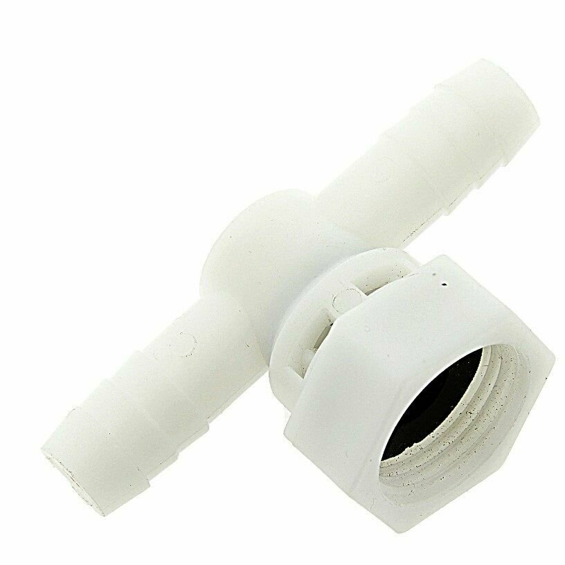 фото Тройник пластиковый с накидной гайкой 1/2, P-4