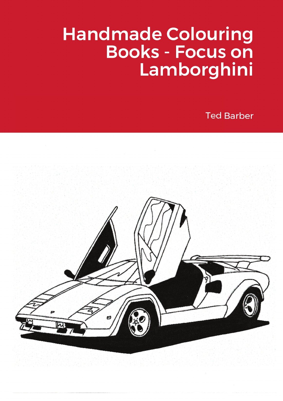 Handmade Colouring Books - Focus on Lamborghini