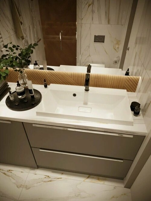 Раковина для ванной Uperwood Classic New 80х45х16,3 см, с декоративной крышкой для слива