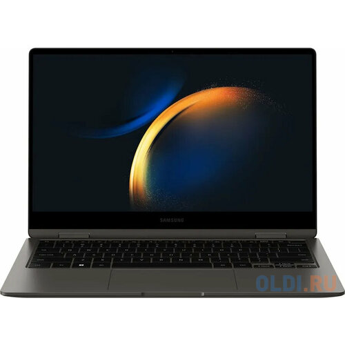 Ноутбук Samsung Galaxy Book3 360 NP730, 13.3 (1920x1080) AMOLED сенсорный/Intel Core i7-1355U/16ГБ LPDDR4X/1ТБ SSD/Iris Xe Graphics/Windows 11 Home, темно-серый (NP730QFG-KA3IN)