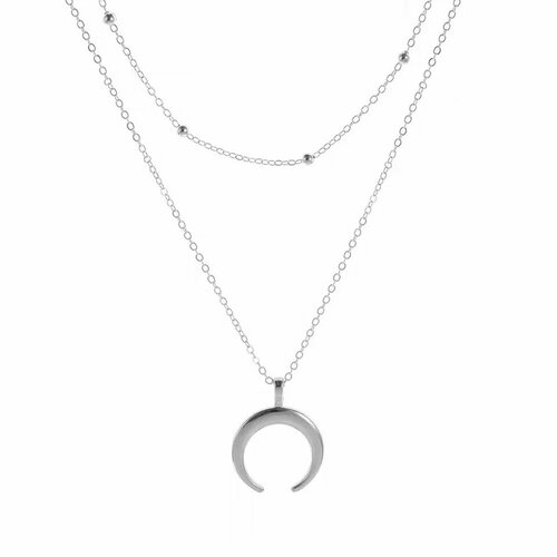 Чокер Azimut C.O. Jewelry AND Accessories, длина 37 см, серебряный