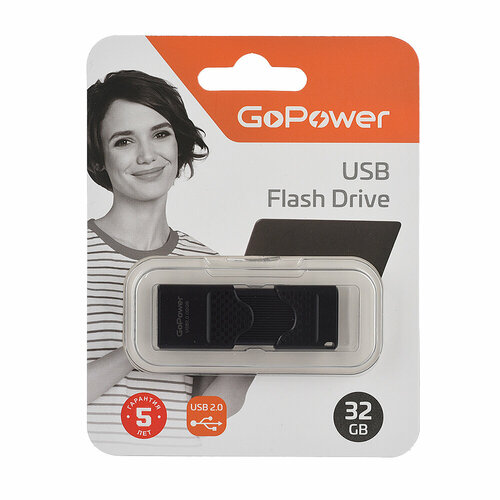 Флеш-накопитель GoPower SLIDER 00-00025964 Флеш-накопитель 00-00025964