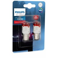 Лампа автомобильная светодиодная Philips Ultinon Pro3000 SI 11499U30RB2 P21/5W 12V 0.8/1.75W BAY15d 1300K 2 шт.