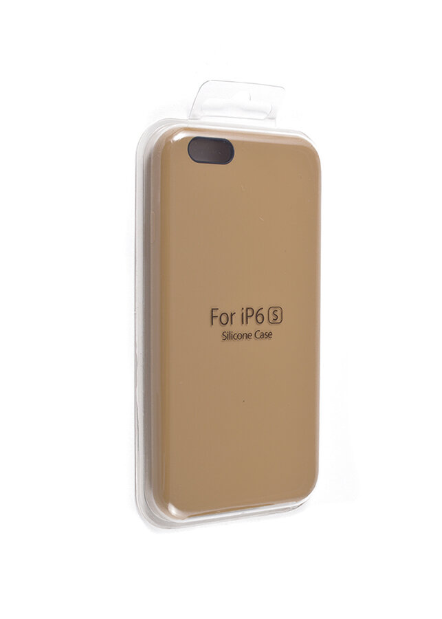 Чехол-накладка для iPhone 6/6S VEGLAS SILICONE CASE NL латте (28)