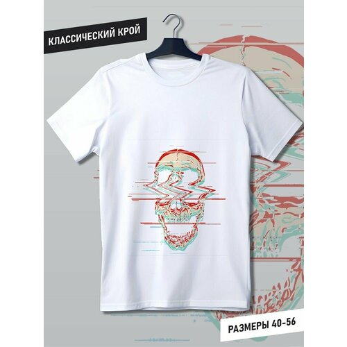 фото Футболка hypnotica, размер xs, белый