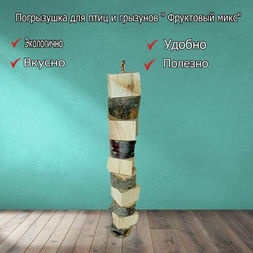 Погрызушки для птиц и грызунов "Фруктовый микс"