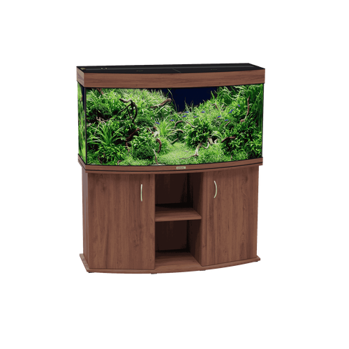 Аквариум 300 литров с тумбой и освещением, панорамный (121х51х64 см) Аквас