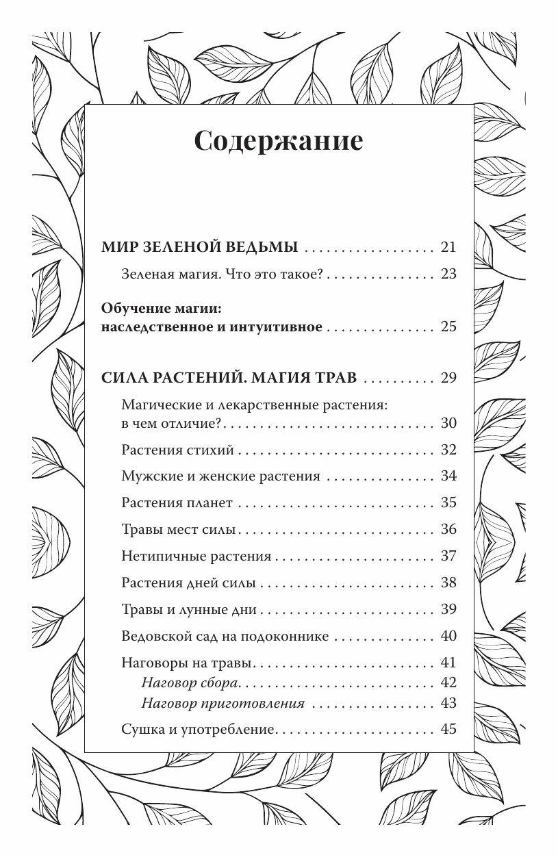 Green Magic. Большая колдовская книга о силе трав, камней, стихий, ароматов - фото №7