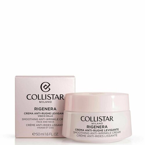 Collistar - Rigenera Smoothing Anti-Wrinkle Cream ТECТEP Крем для лица и шеи против морщин 50 мл