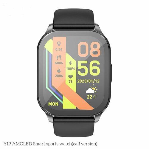 Смарт часы Hoco Watch Y19 Amoled черный 322000₽