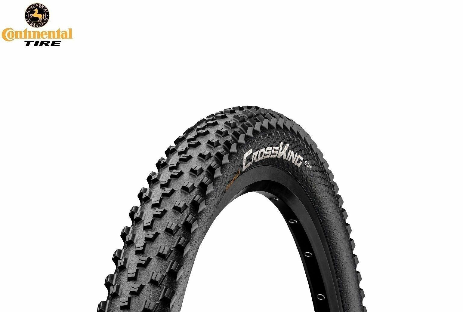 Покрышка велосипедная CONTINENTAL CROSS KING 27,5X2.20 OEM 3/180 TPI, XC/Race.