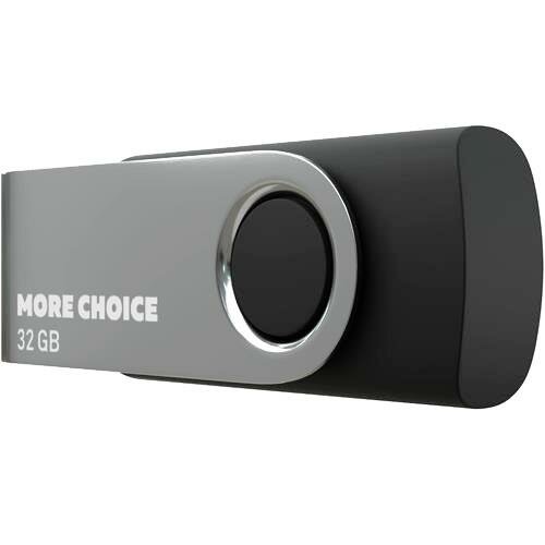 Флешка More Choice MF32-4 32 Гб usb 2.0 Flash Drive - черный