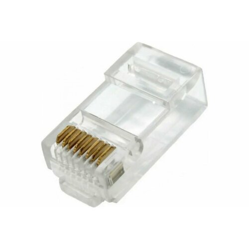 Коннектор ЭРА Джек RJ-1 RJ-45 8P8C CAT 5e 100 шт Б0048299