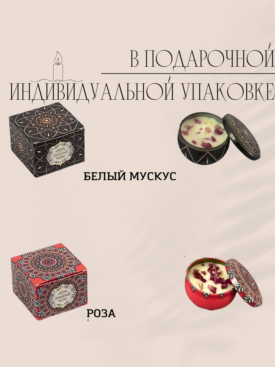 фото Набор ароматических свечей