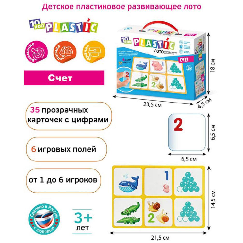 Лото "Счет" (04005) Десятое королевство - фото №12