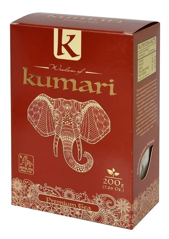 Чай "Wisdom of Kumari" черный "Premium Tea Pekoe" 200 грамм