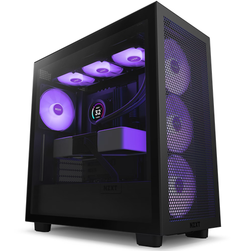 Компьютерный корпус NZXT H7 Flow RGB, черный