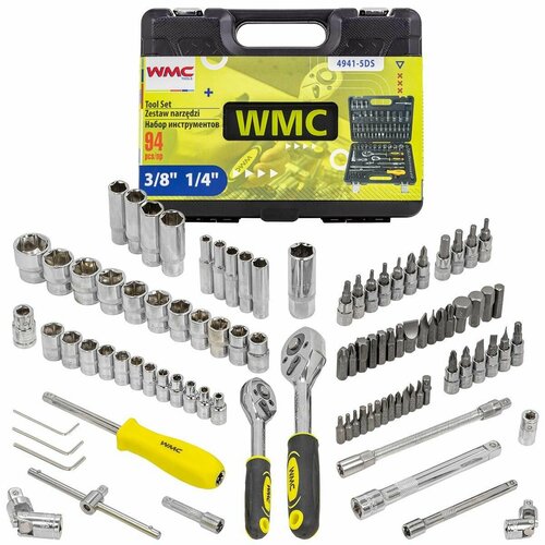 Набор инструментов 94 пр. WMC TOOLS WMC-4941-5DS-м набор инструментов 94 пр kingtul kt 4941 5ds м