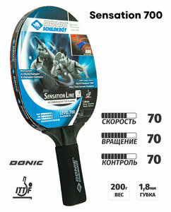 Ракетка для настольного тенниса DONIC-Schildkrot Sensation 700