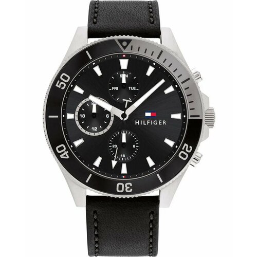 фото Наручные часы tommy hilfiger multifunction, черный