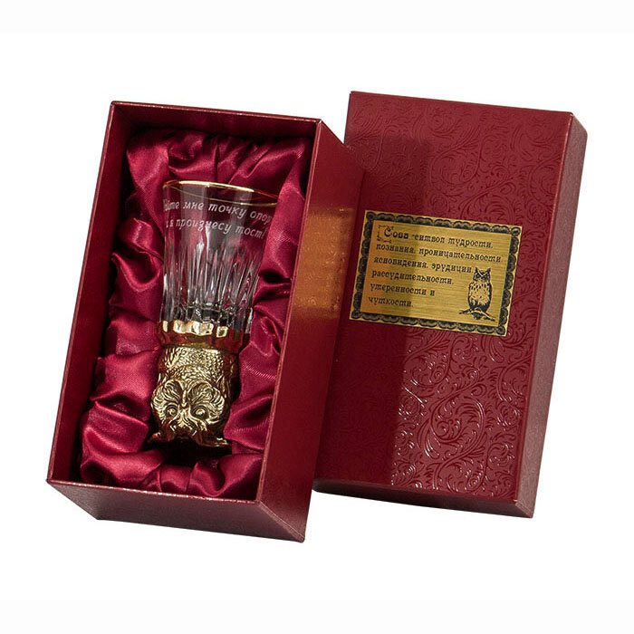 Стопка стеклянная "Сова" СС-01Сова