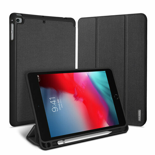 Чехол книжка Dux Ducis для iPad Mini 4 / iPad Mini 5, Domo series черный чехол mipow juice cover sp106a для apple ipad 2 3