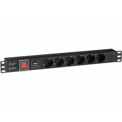 Розетка ExeGate ServerPro PDU-19H607 Al-6S-C14-SW-SPD1 EX280832RUS