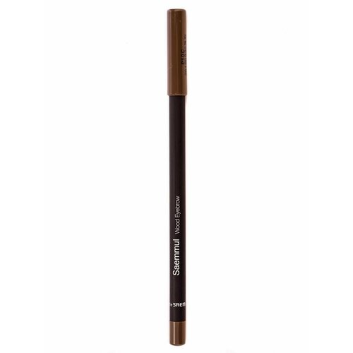 Карандаш для бровей 03, 0.2 гр, Saemmul wood eyebrow 03 black brown, THE SAEM карандаш для глаз и бровей the saem saemmul wood 3 2 г