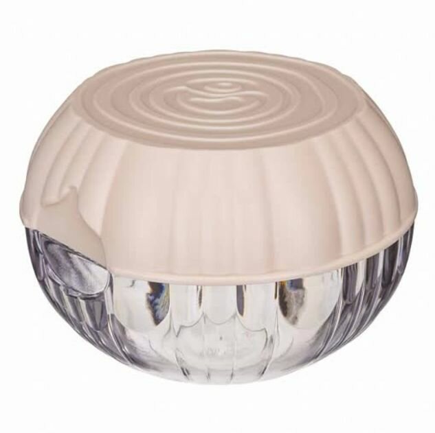 фото Банка для лука, бежевый