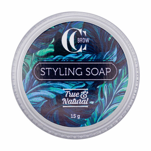 LUCAS Мыло для укладки бровей со щеточкой Styling Soap, True&Natural, CC Brow, 15 г lucas cosmetics мыло для укладки бровей со щеточкой oatmeal styling soap true