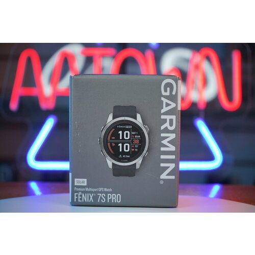 Garmin fenix 7S Pro Solar Edition - Silver with Graphite Band 010-02776-00