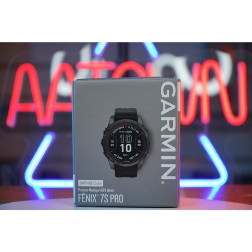 Garmin fenix 7S Pro Sapphire Solar Edition - Carbon Gray DLC Titanium with Black Band 010-02776-10 11546700₽