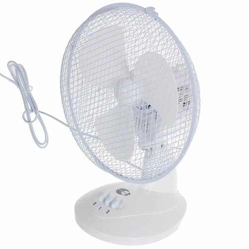 Вентилятор настольный Equation Мое 30 Вт 23 см цвет белый 264400₽