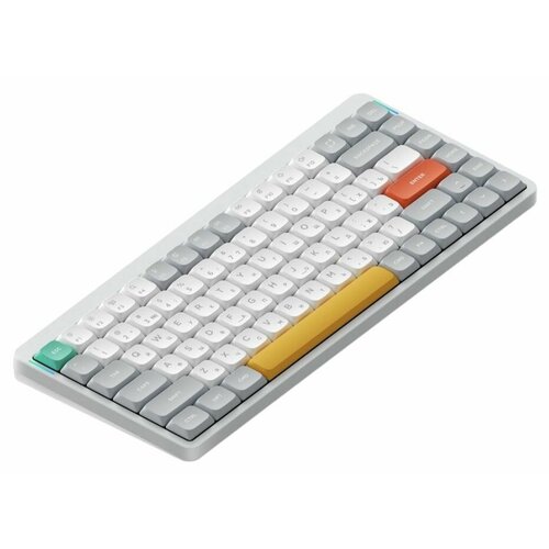 Клавиатуры Nuphy Клавиатура AIR75v2 с RGB подтсветкой, Brown Switch, белый