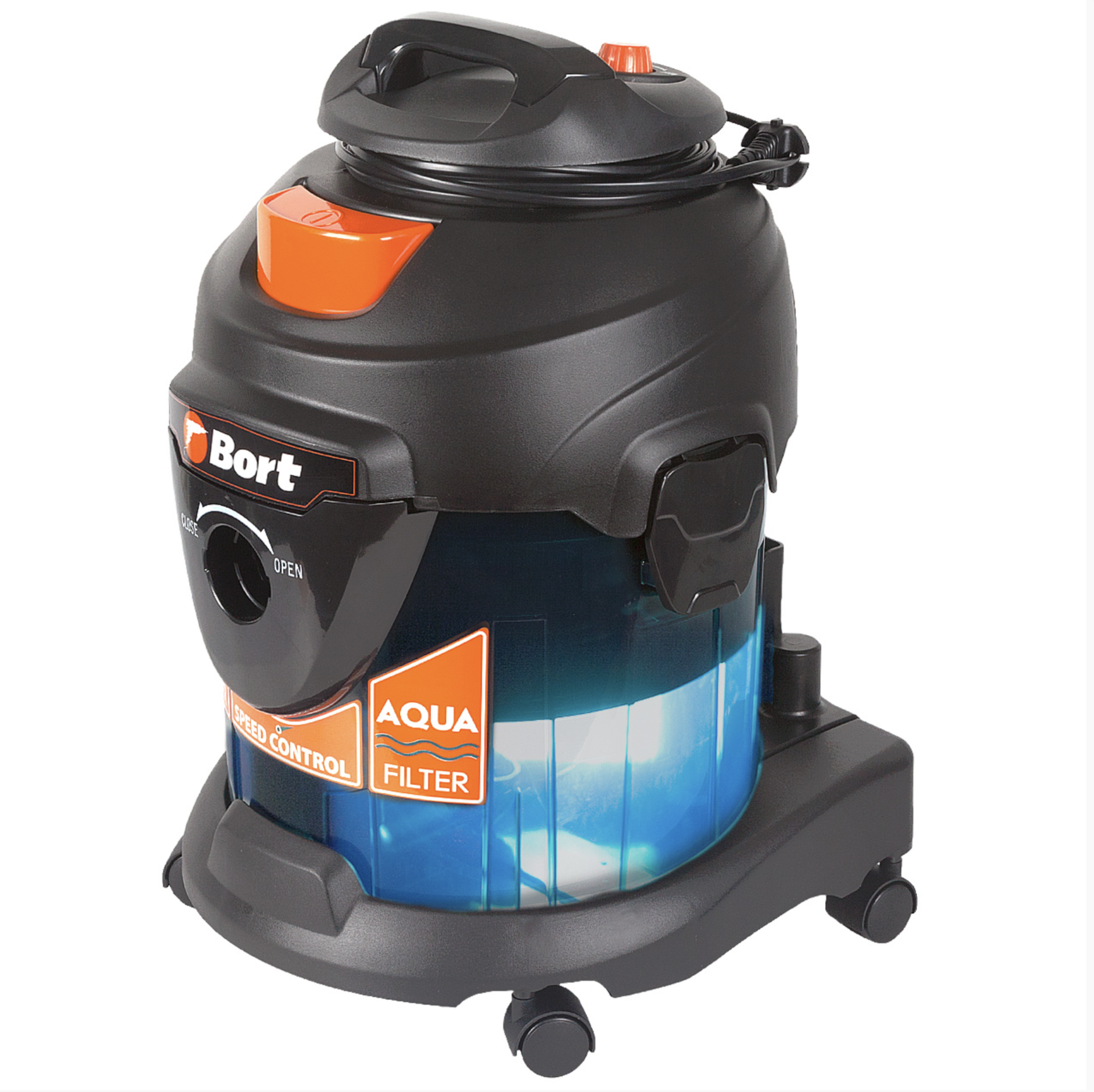 Пылесос Bort BSS-1415-Aqua аквафильтр телескоп. труба 1400Вт синий