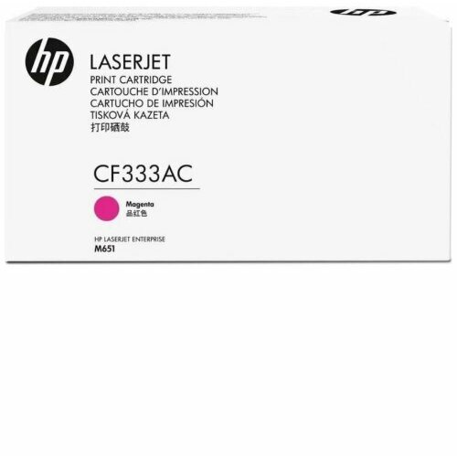 Картридж HP CF333AC, пурпурный hp картридж оригинальный hp cf333ac 654a пурпурный контрактный 15k