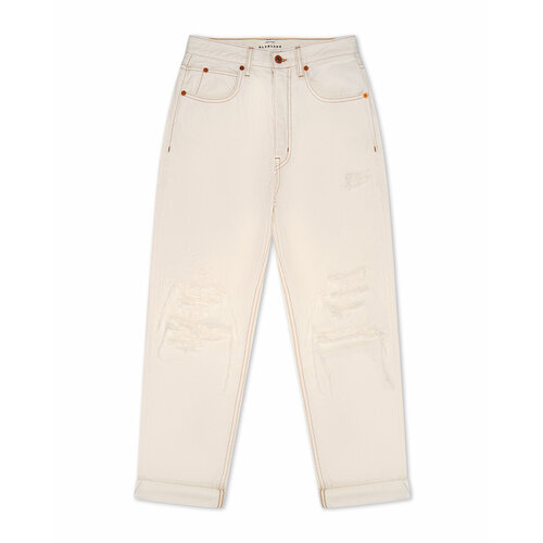 Джинсы Slvrlake Dakota, размер 25, белый джинсы широкие slvrlake mica размер 25 синий