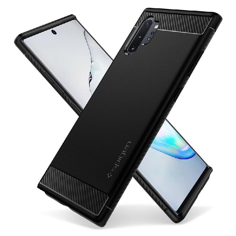 Прочный чехол SPIGEN для Galaxy Note 10 Plus - Rugged Armor - Черный - 627CS27331