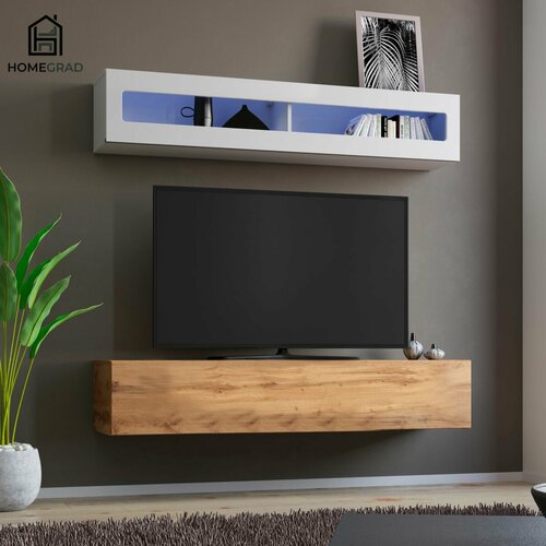 Тумба под телевизор HomeGrad PT-30 навесная Дуб Вотан 13597₽