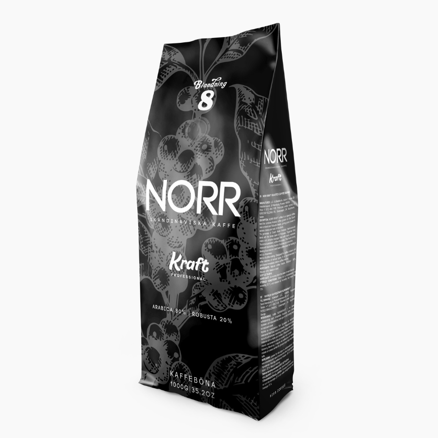 Кофе в зёрнах NORR Kraft 1 кг средней обжарки