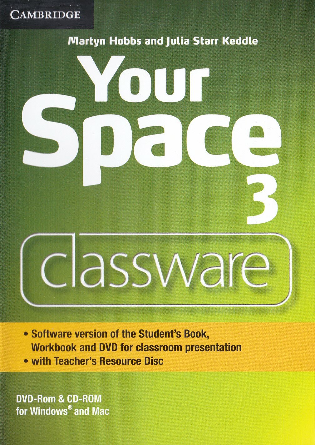 Your Space 3 Classware DVD-ROM with Teacher's Resource Disc